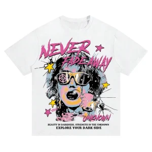 Men's Graphic Y2K Shirt Short Sleeve Round Neck Regular Fit T-Shirts Mens T Shirts Anime Clothes Oversized T Shirt