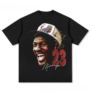 Basketball Star Jordan Commemorative Cotton Tshirt Mens Kids T Shirt Sports Breathable Jersey T-shirts Boys Summer Tees